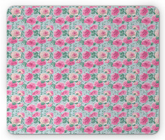 Grunge Flower Look Mouse Pad