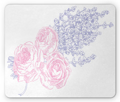 Romantic Lavender Art Mouse Pad