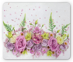 Spread Romantic Flower Mouse Pad