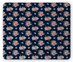 Minimalist Flowers Mouse Pad