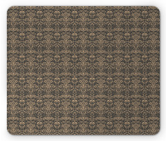 Nature Tone Damask Mouse Pad