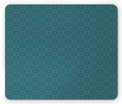 Dark Floral Art Mouse Pad