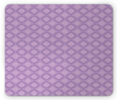 Lilac Floral Art Mouse Pad