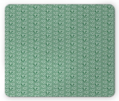 Eastern Leaves Mouse Pad