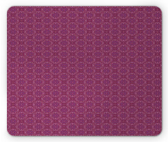 Magenta Floral Art Mouse Pad