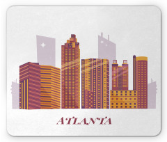 Modern Urban Illustration Mouse Pad