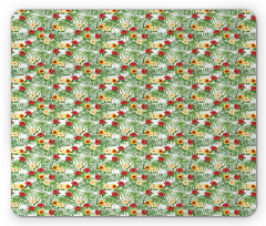 Tropical Climate Floral Mouse Pad