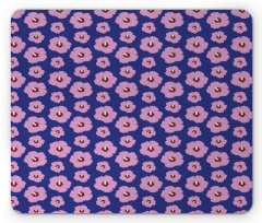 Rhythmic Vibrant Floral Mouse Pad