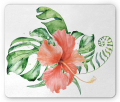 Lush Exotic Single Flower Mouse Pad