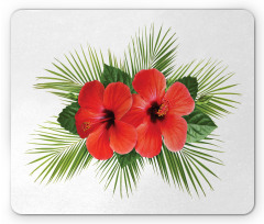 Simple Petal Arrangement Mouse Pad