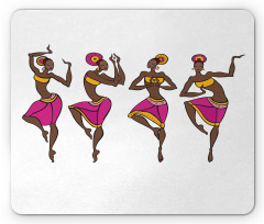 African Lady Dancers Mouse Pad