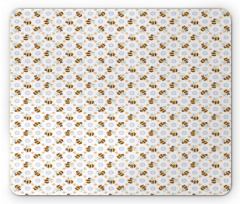 Bees Pattern Mouse Pad