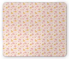 Ladybugs Polka Dots Mouse Pad