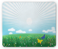 Colorful Meadow Mouse Pad