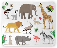 Tropic Creatures Graphic Mouse Pad