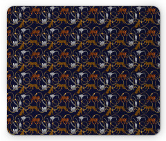 Tiger Leopard Chains Exotic Mouse Pad