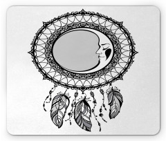 Crescent Dreamcatcher Mouse Pad