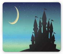 Castle and Gradient Sky Mouse Pad