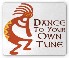 Tribal Dance Symbol Art Mouse Pad