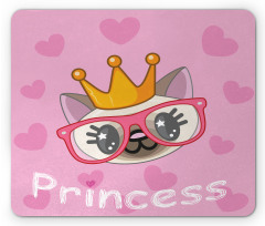Happy Princess Cat Mouse Pad