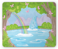 Rainbow Butterflies Mouse Pad