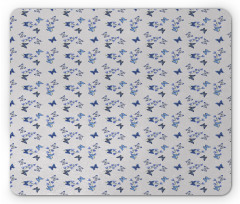 Bluebell Flowers Moths Mouse Pad