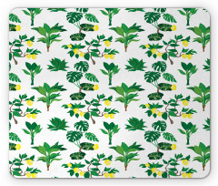 Tropical Citrus Blossoms Mouse Pad