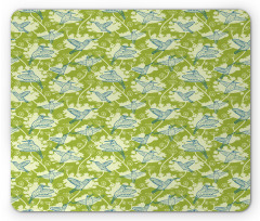 Garden Hummingbird Mouse Pad