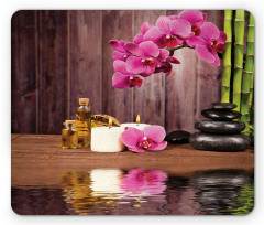 Spa Relax Candle Blossom Mouse Pad