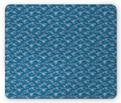 Rhythmic Triangles Grunge Mouse Pad