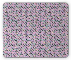 Pastel Abstract Waves Mouse Pad