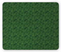 Palm Leaf Monochrome Mouse Pad