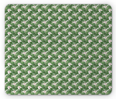 Leafy Exotic Garden Mouse Pad