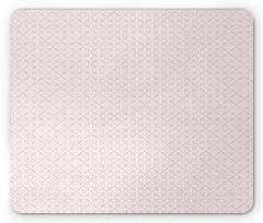 Repeating Geometric Floral Mouse Pad