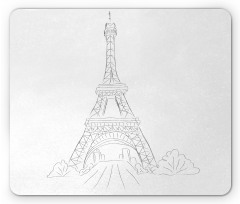 Pencil Drawn Monument Mouse Pad