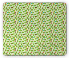 Spring Forest Scenery Mouse Pad