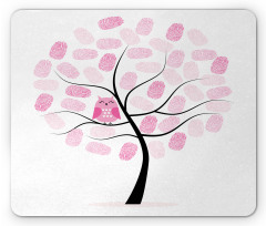 Tree with Fingerprints Mouse Pad