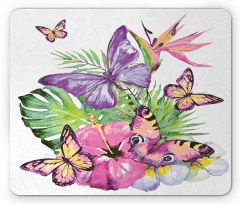 Tropic Butterflies Mouse Pad