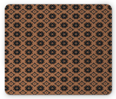 Geometric Floral Folk Mouse Pad