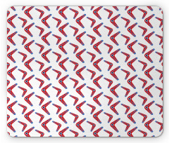 Boomerang Motif Mouse Pad