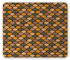 Rounds in Earth Tones Mouse Pad