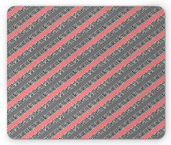 Modern Diagonal Stripes Mouse Pad