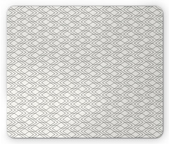 Modern Zigzags Pattern Mouse Pad