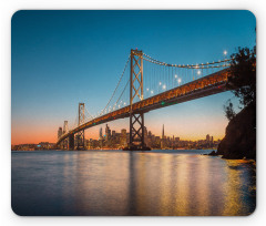 San Francisco Skyline View Mouse Pad