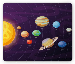 Planets Planetary Orbits Mouse Pad