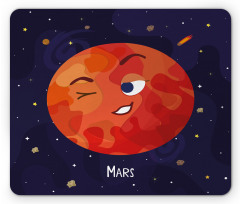 Mars Cartoon Character Mouse Pad