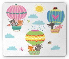 Animals Fly Nursery Mouse Pad