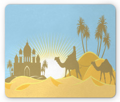 Trees and Camels on a Desert Mouse Pad