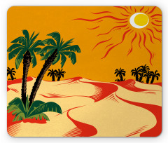 Wind Rippled Sand and Trees Mouse Pad