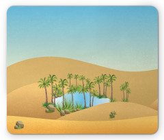 Sand Dunes Lake and Trees Mouse Pad